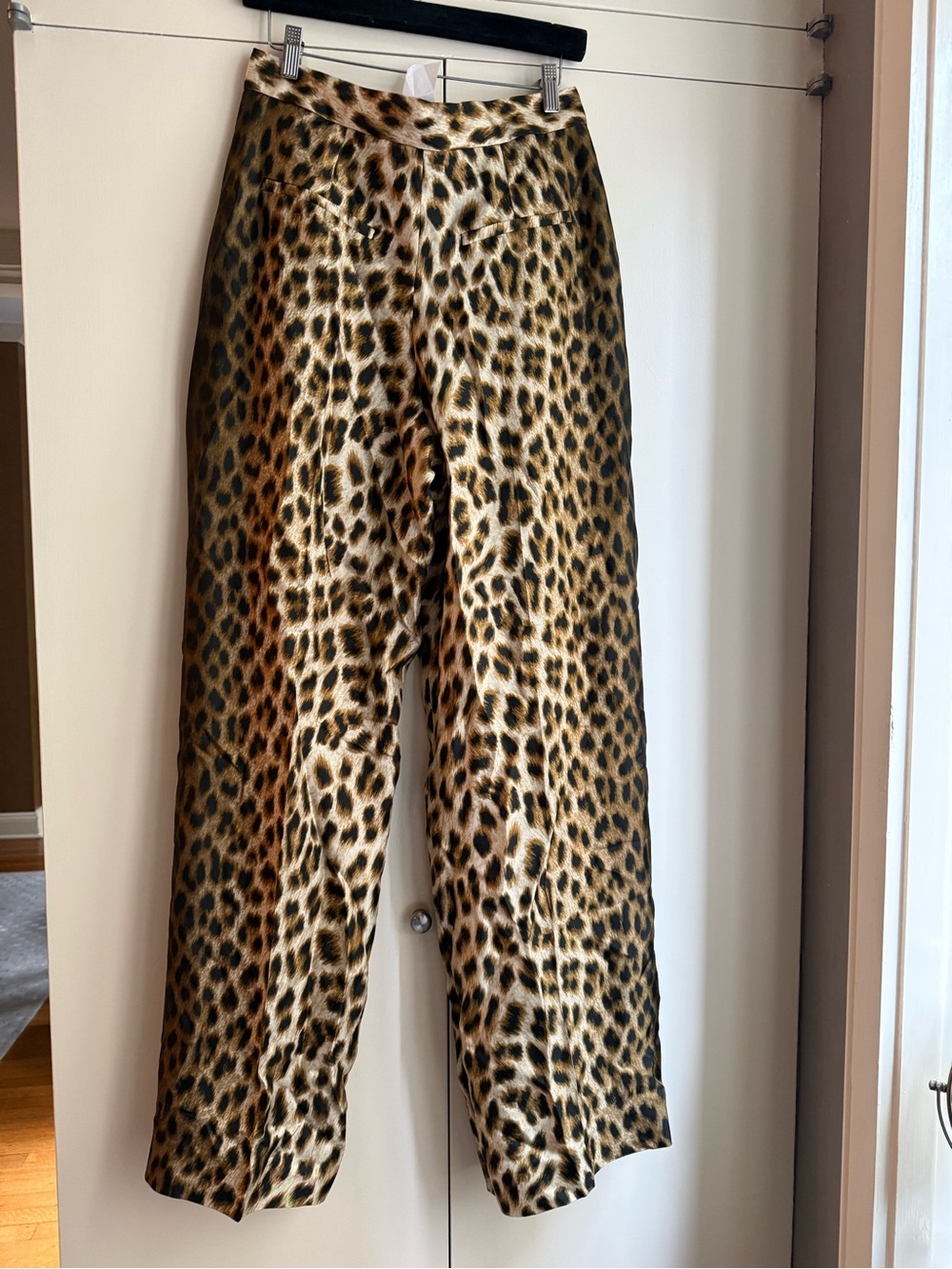 Sportmax Leopard-Print Silk Pants - Picture 5 of 8